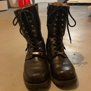 harley davidson alana lace up boots